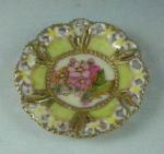 R.S. Prussia Pierced Plate Floral